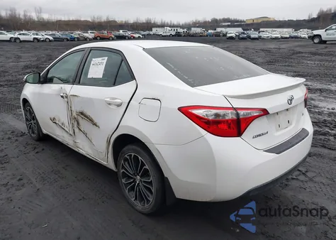 2014 Toyota Corolla S Plus z USA, uszkodzony, nr VIN 2T1BURHE4EC065626